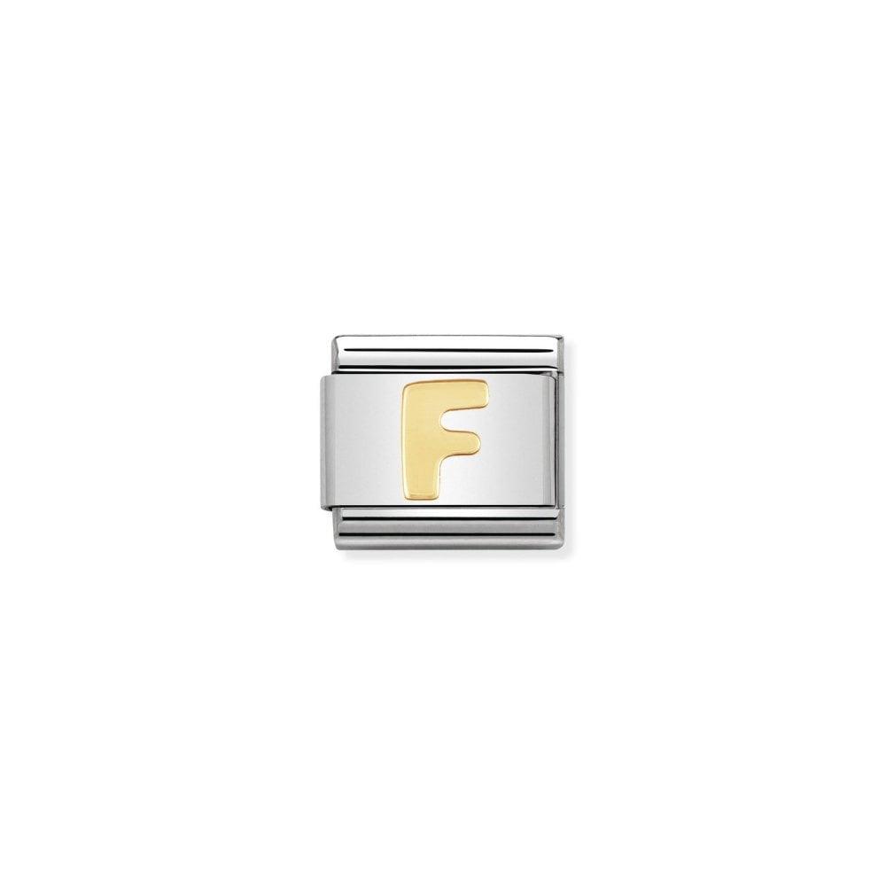Nomination Classic Letter F 030101/06 - Judith Hart Jewellers