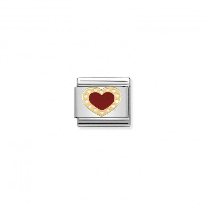 Nomination Pois 2Col + Red Heart 030283/04 - Judith Hart Jewellers