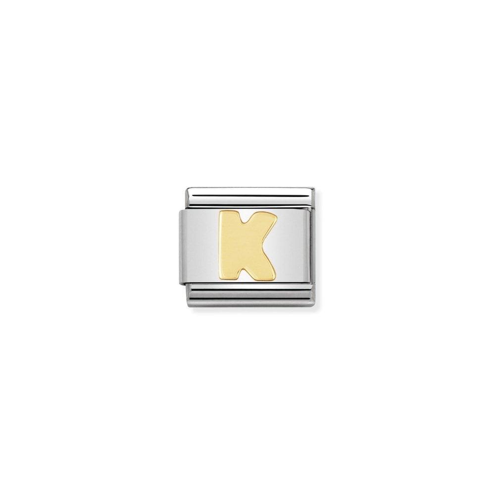 Nomination Classic Letter K 030101/11 - Judith Hart Jewellers