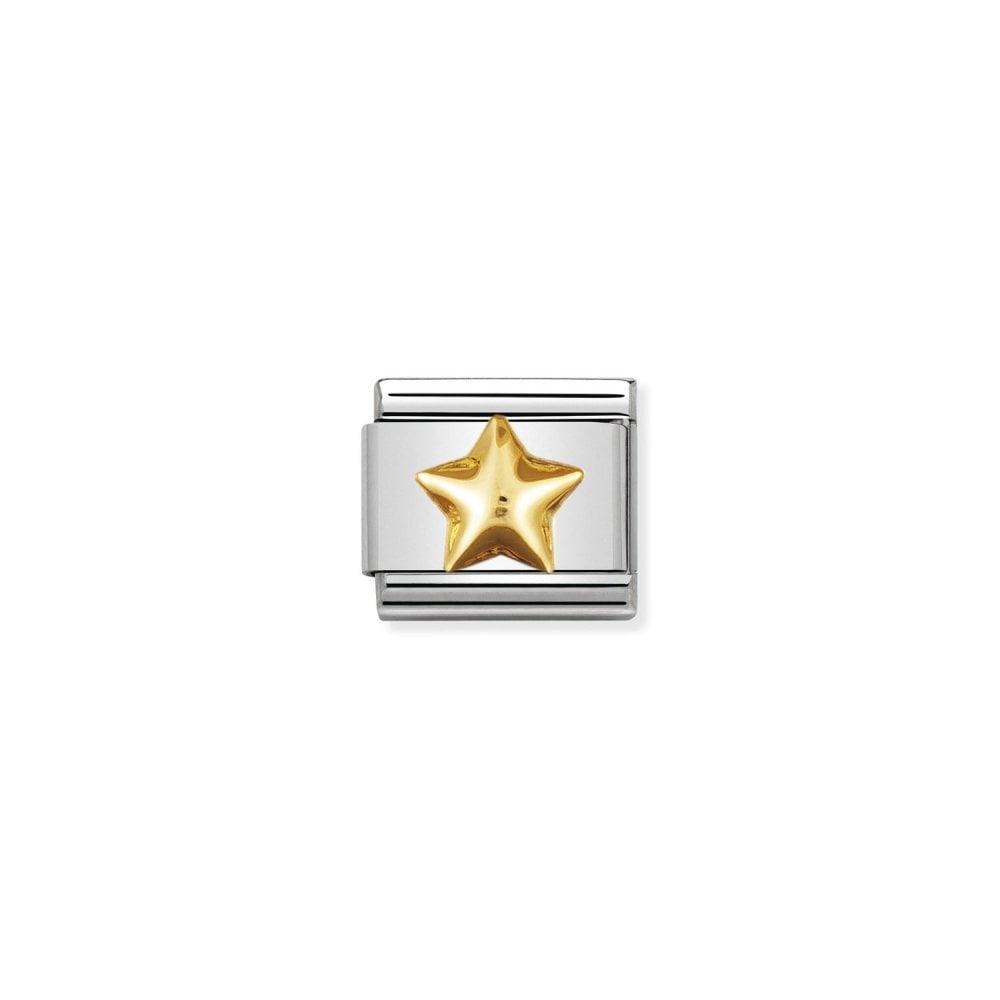 Nomination Classic Fun Raised Star 030110/12 - Judith Hart Jewellers