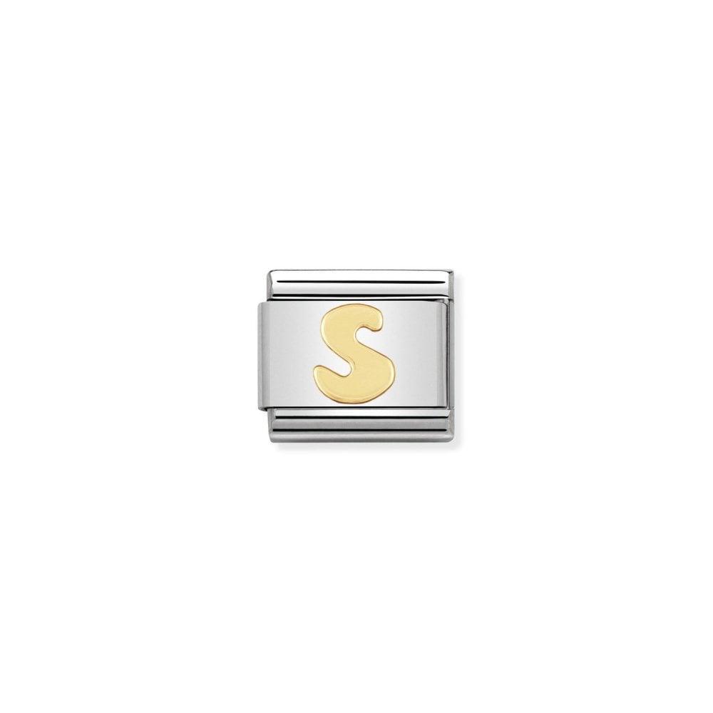 Nomination Classic Letter S 030101/19 - Judith Hart Jewellers