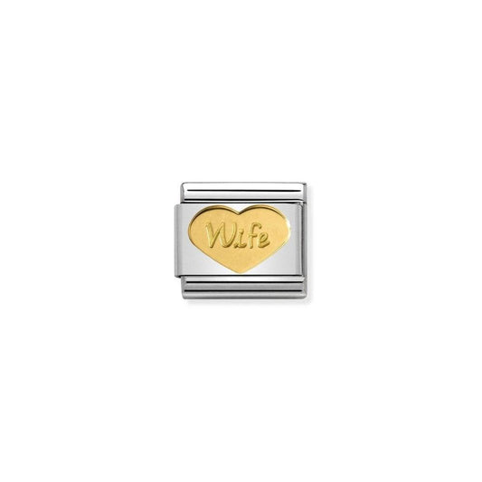 Nomination Wife Heart 030162/42 - Judith Hart Jewellers