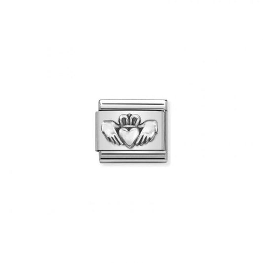 Nomination Classic Oxidised Silver Claddagh Charm 330101/53