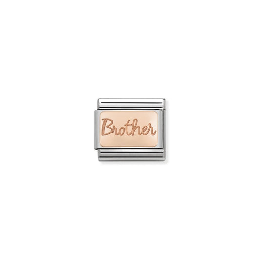 Nomination Classic Rose Gold Brother Charm 430101/37