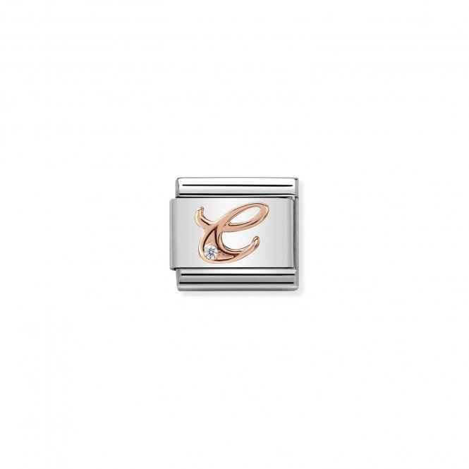 Nomination Rose Cz Initial C 430310/03 - Judith Hart Jewellers