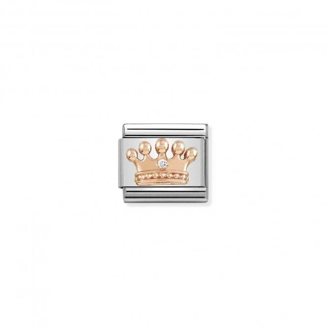 Nomination Rose Cz Crown 430305/24 - Judith Hart Jewellers