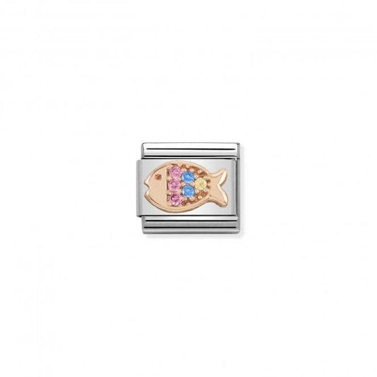 Nomination Multi Colour Fish 430302/26 - Judith Hart Jewellers