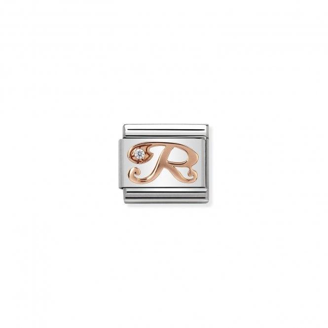 Nomination Rose Cz Initial R 430310/18 - Judith Hart Jewellers