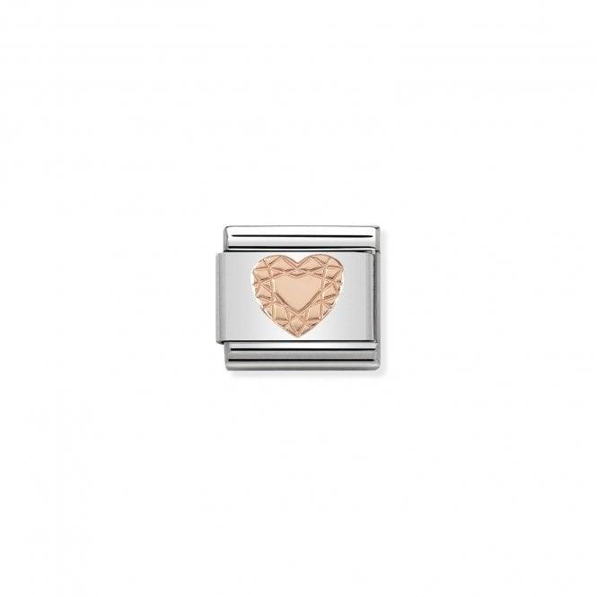 Nomination Rgp Heart Diamond Facet 430104/19 - Judith Hart Jewellers