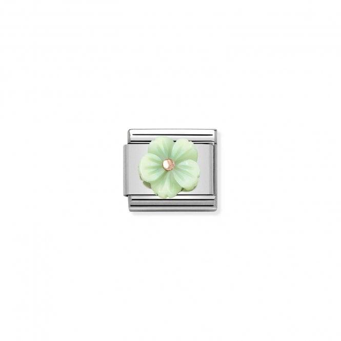 Nomination Green Mop Flower 430510/10 - Judith Hart Jewellers