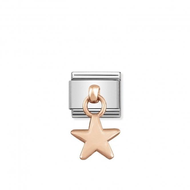 Nomination Rose Gold Star Dangly 431800/05 - Judith Hart Jewellers