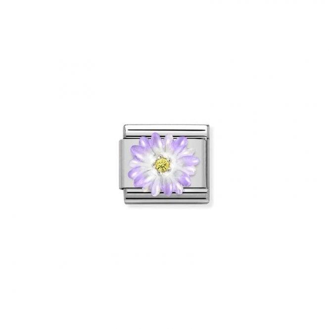 Nomination Purple Flower Yellow Cz 330321/03 - Judith Hart Jewellers