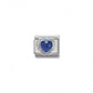 Nomination Dark Blue Facet Heart 330603/007 - Judith Hart Jewellers