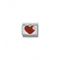 Nomination SilverShine Cz Red Enamel Heart 330305/01 - Judith Hart Jewellers