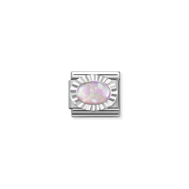 Nomination Oval Pink Opal 330507/38 - Judith Hart Jewellers