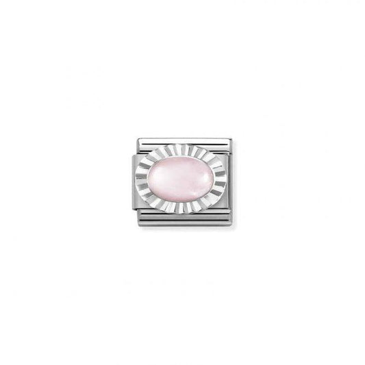Nomination Oval Pink Quartz 330507/39 - Judith Hart Jewellers