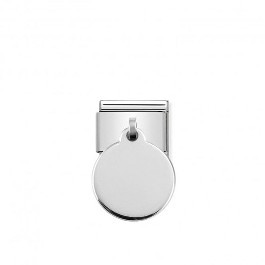 Nomination Classic Silver Engravable Disc Charm 331801/01