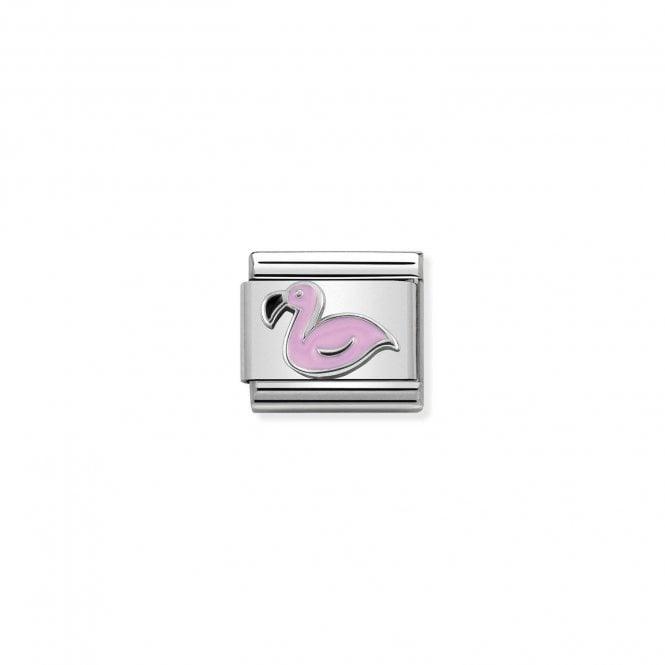 Nomination Pink Enamel Flamingo 330202/43 - Judith Hart Jewellers