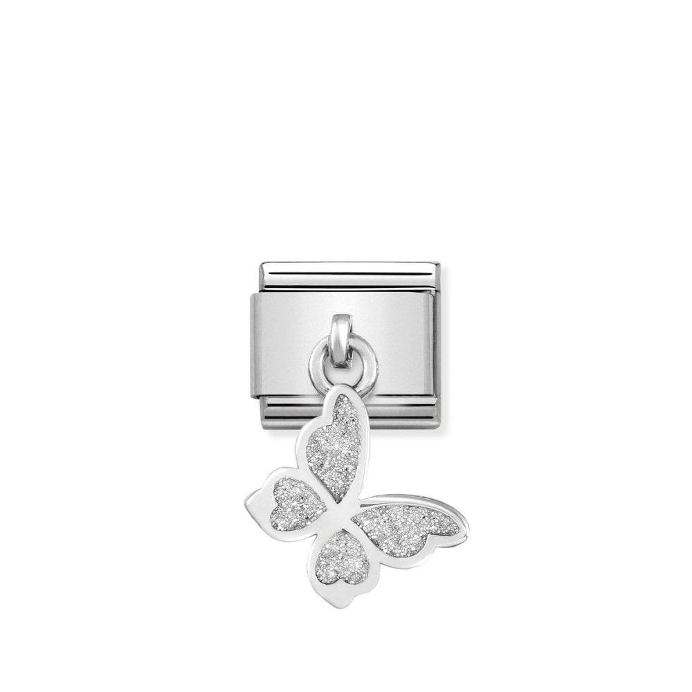 Nomination Glitter Butterfly Drop 331805/03 - Judith Hart Jewellers