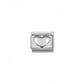 Nomination Plain Raised Heart 330106/01 - Judith Hart Jewellers