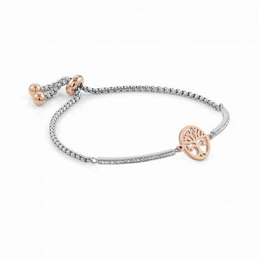 Nomination Milleluci Tree of Life Bracelet with CZ and Rose Gold Plate 028004/017 - Judith Hart Jewellers