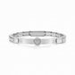 Nomination Trendsetter Silver and CZ Pave Heart Bracelet 021133/022 - Judith Hart Jewellers