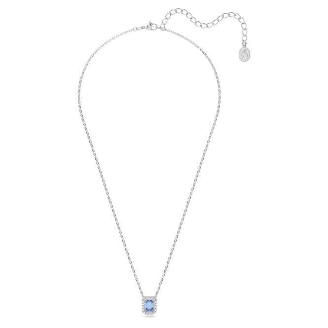 Swarovski Millenia Necklace with Octagon-Cut Blue Crystal 5614926 - Judith Hart Jewellers